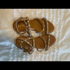 Nicole Miller studded sandals